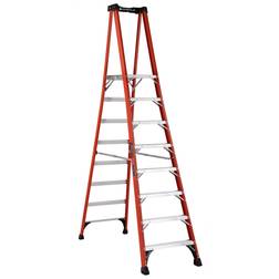 Louisville Ladder FXP1808HD Fiberglass Ladder, 8-feet, Orange