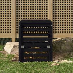 vidaXL Composter Black 63.5 x 63.5 x 77.5 cm