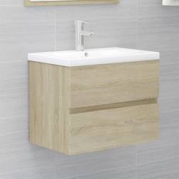 Basic Home Mobile Con Lavabo Integrato Rovere Sonoma In Legno Multistrato MXL 72751