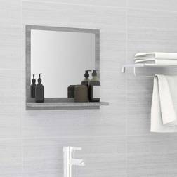 vidaXL Espejo De Baño Madera Contrachapada Gris Sonoma 40x10.5x37 cm