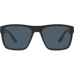 Costa Del Mar Paunch XL Polaroid Sunglasses - Matte Black/Polycarbonate Gray