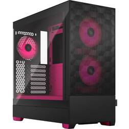 Fractal Design Pop Air RGB Black Magenta Core TG ATX Tempered Glass Window Mid Tower Case