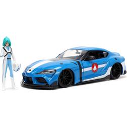 Jada Robotech 2020 Toyota Supra with Max 1:24 Scale Set