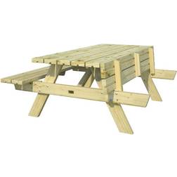 Palmako Piknik Pöytäryhmä Ruby 179 x 161 cm Vihreä