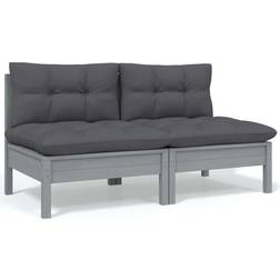 vidaXL 2-personers havesofa Lounge-Set