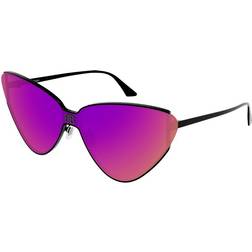 Balenciaga BB0191S Cat Eye Sunglasses - Couleur de Lentille Noir