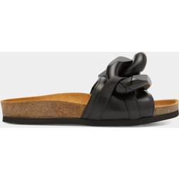 JW Anderson Kæde Slide Sandaler Dame - Sort