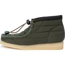 Clarks Wallabee Boot Khaki Quilted