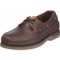 Sperry Mens Mako 2-Eye Boat Shoe, Amaretto