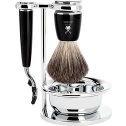 Mühle Rytmo Set 4 Black Pure Badger Mach3