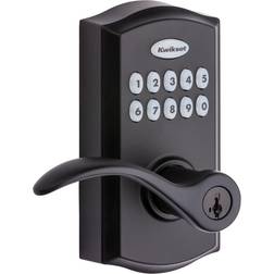 Kwikset 955PML-S SmartCode Pembroke Single Cylinder Keypad Lever Iron