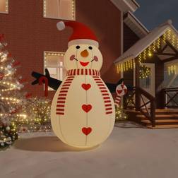 vidaXL Pupazzo Di Neve Gonfiabile Con Led 360 Cm