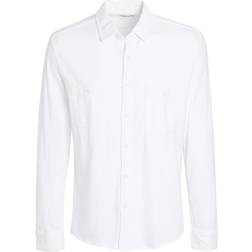 Faherty Regular Fit Long Sleeve Cotton Knit Shirt