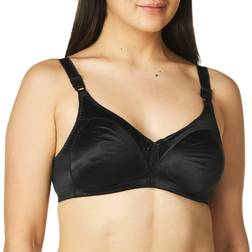 Bali Double Support Wire-Free Bra Black