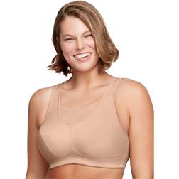 Glamorise Große Größen Plusgröße Bustier Sport-BH mit bestem Halt - Kaffee