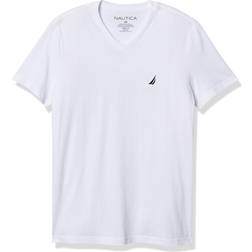 Nautica Solid V-Neck T-shirt - Bright White