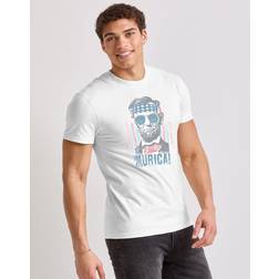 Hanes Mens Short Sleeve Graphic T-shirt - Murica