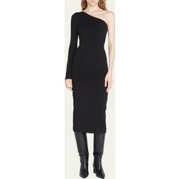 Victoria Beckham Body Compact Viscose Midi Dress