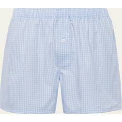 Hanro Bomuld Boxershorts - Blå