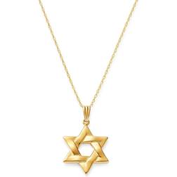 Saks Fifth Avenue Star of David Pendant Necklace - Gold