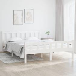 vidaXL Without Mattress White Sängram