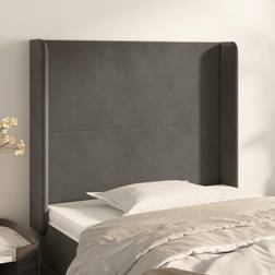 vidaXL kanter 103x16x118/128 Sengegavl