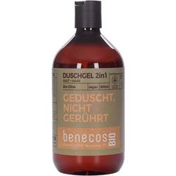 Benecos Duschgel 2in1 BIO-Olive Haut & Haar GEDUSCHT, NICHT GERÜHRT vegan