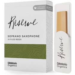 D'Addario B-Sopran-Sax-Blatt Woodwinds Reserve, Stärke 3