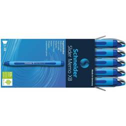 Schneider Kugelschreiber Slider Memo, blau, 10 Stück