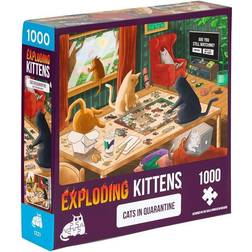 Exploding Kittens Cats in Quarantine Jigsaw Puzzle 1000 Pieces