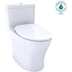 Toto Ms646234cemfgn Aquia Iv 0.9 1.28 Gpf Dual Flush One Piece Elongated Toilet Cotton