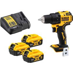 Dewalt DCD708P3T Compacte Schroef-/boormachine 18V XR Brushless 3x 5.0Ah in TSTAK DCD708P3T