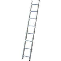 Krause Corda Escalera de peldaños simples (Altura de trabajo: 3,2 m, Número de peldaños: 8 peldaños, Aluminio)