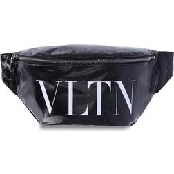 Valentino Garavani Black Belt Leather Pouch UNI