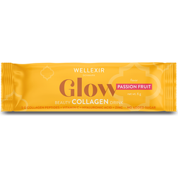 Wellexir Glow Beauty Collagen Drink Passion Fruit 6 g Set of 50