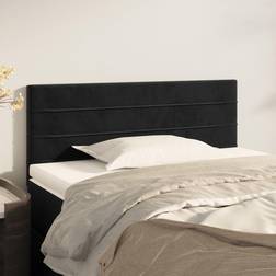 vidaXL svart 80x5x78/88 Sengegavl