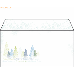 Sigel Enveloppe à Motif de Noël Trees 25 Enveloppes DL 90 g/m2