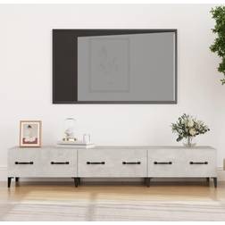 vidaXL Tv-meubel 150 x 34.5 x 30 cm Betongrijs