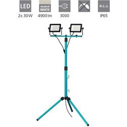 Eglo ARBEJDSLAMPE STATIV 2X30W 2X2500LM