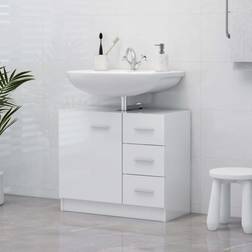 vidaXL Armario Para Lavabo Madera 63x30x54 cm