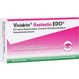 Vividrin Azelastin EDO 0,5mg/ml Augentropfen Augentropfen 20x0.6 Milliliter