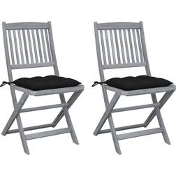 vidaXL Klappbare Gartenstühle 2