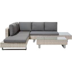 Beliani LANCIANO Rattan Garden Lounge-Set