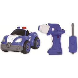 Jamara JAMARA-405227-Polizeiauto First RC Kit 22teilig mit Akkuschrauber