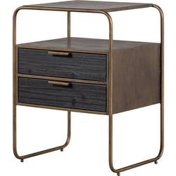 BePureHome 2 Drawer Bedside 62cm H X 45cm W X 38cm D Small Table