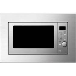 Respekta MW 800 Einbau Mikrowelle 800W 20l Grill Edelstahl Rostfritt stål, Silver