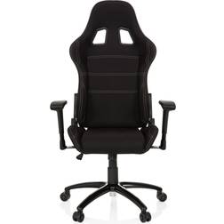 hjh OFFICE hjh OFFICE 729300 Spelstol GAME FORCE Vippmekanik för avspänd bakåtlutning, Ryggstöd som kan lutas upp till 180° låsbar i flera steg, Ryggstöd med integrerat nackstöd, Sitsklädsel i slitstarkt tyg