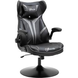 Vinsetto Gaming Stuhl ergonomisch Schwarz/grau