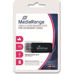 MediaRange MRCS507 lector de tarjeta USB 3.2 Gen 1 (3.1 Gen 1) Interno Negro