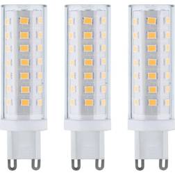 Paulmann 28801 LED-lampa set med 3 stift bas neutral vit 3 x 5 watt energisparlampa klar belysning lampor 4 000 K G9